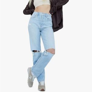 PacSun Eco Light Blue Distressed Dad Jeans- size 23/24